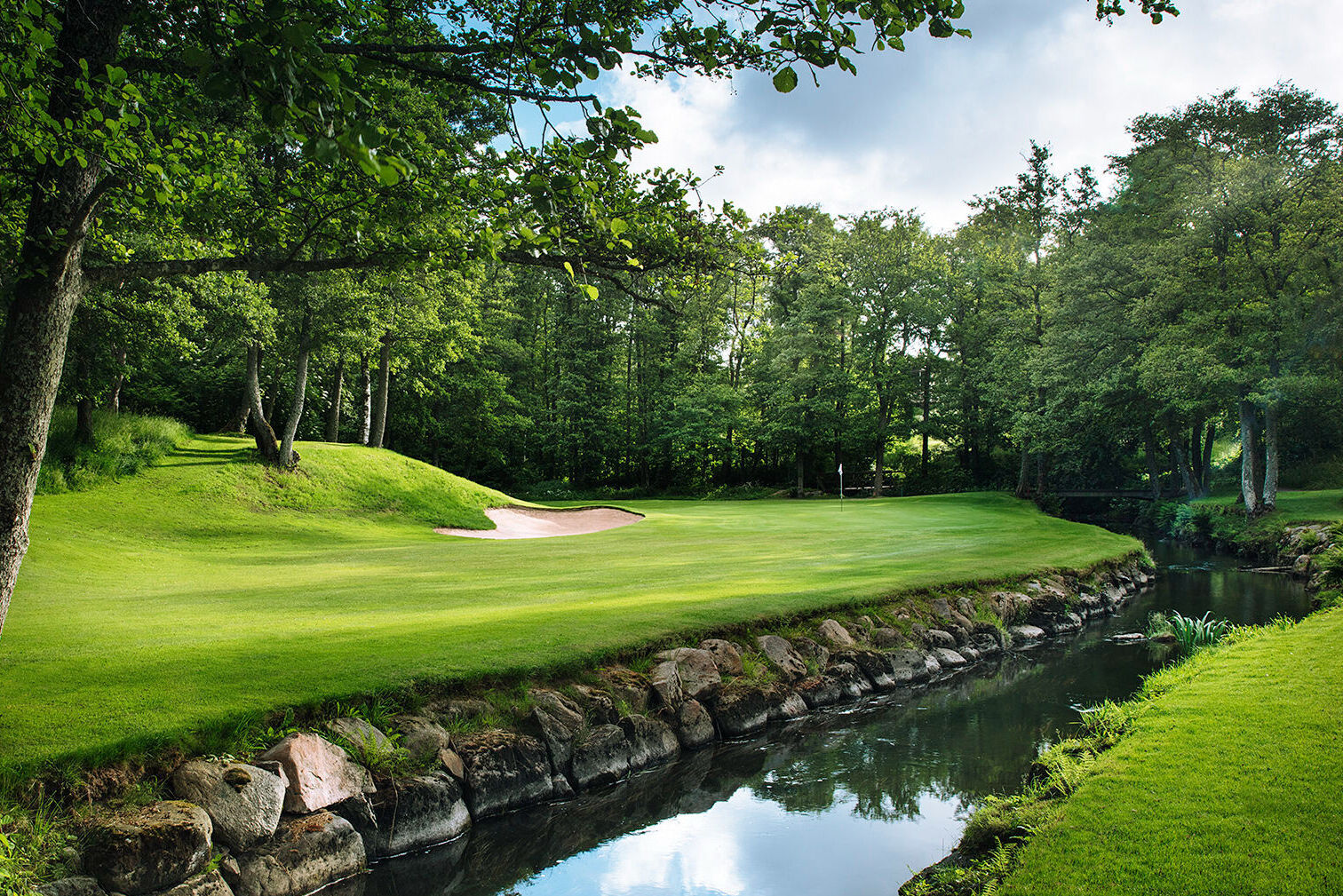 Halmstad golfbana i Tylösand.